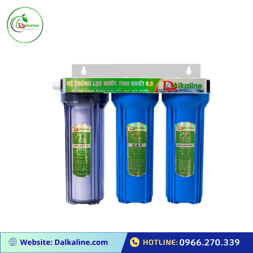 Bộ 3 ly lọc thô 10 in