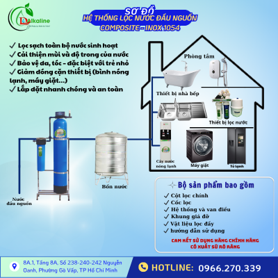 Sơ đồ 1 cột nước máy